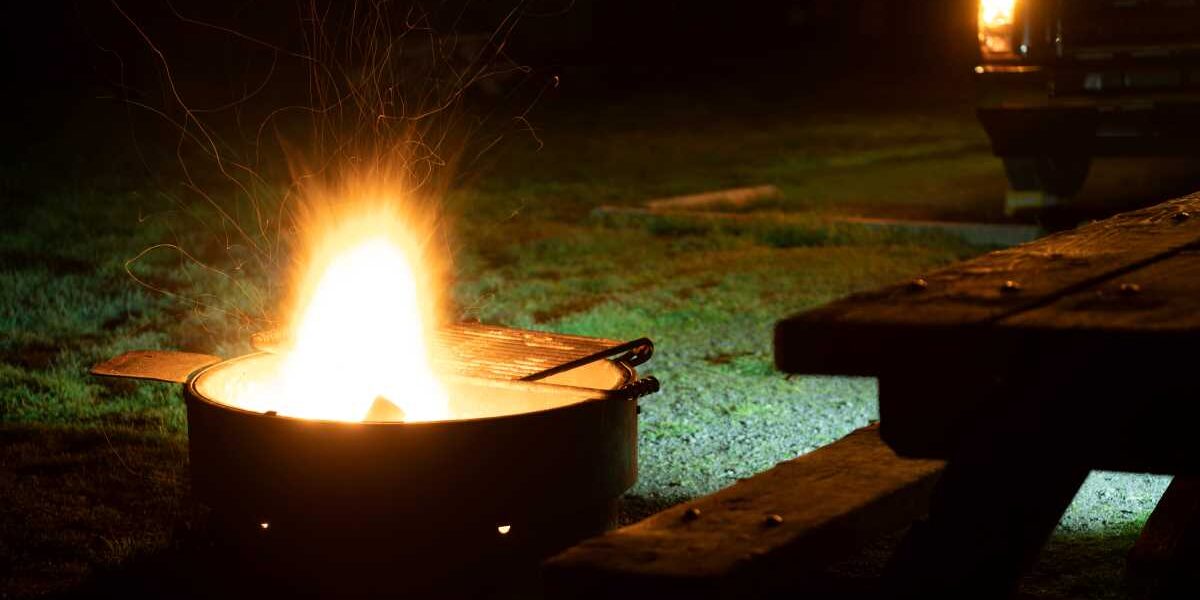 Campground campfire